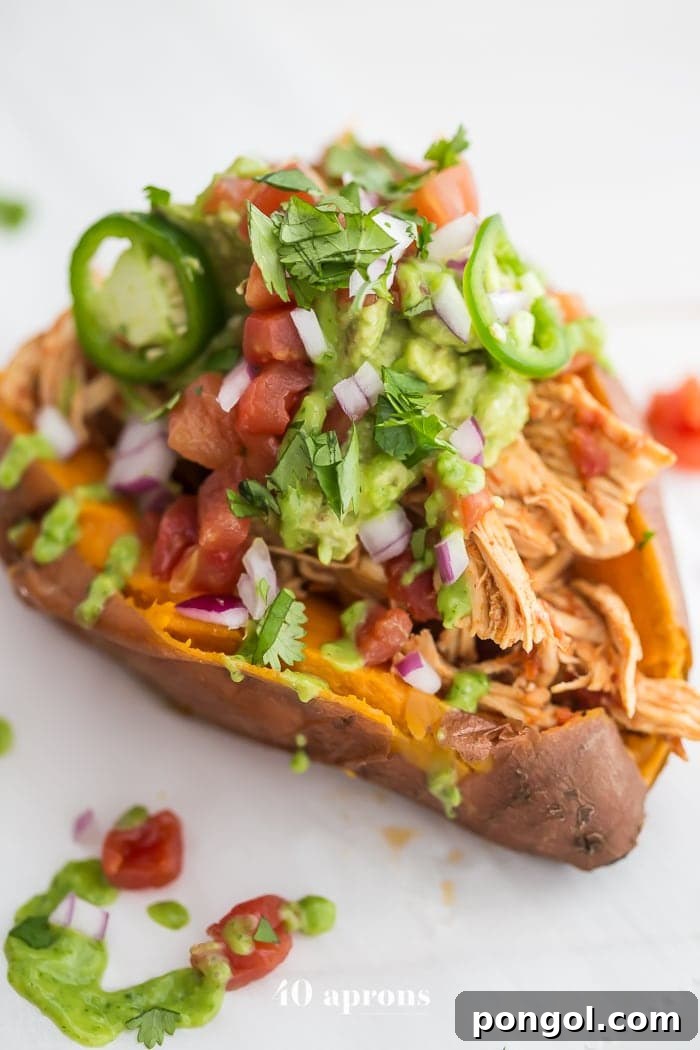 Mexican Chicken Extravaganza 30 These Whole30 Instant Pot Mexican stuffed sweet potatoes with chicken are the perfect Whole30 dinner: insanely full of flavor, filling, and full of protein, fiber, and healthy fats. Your new go-to Whole30 Mexican recipe! A great anytime paleo Mexican dinner, too.