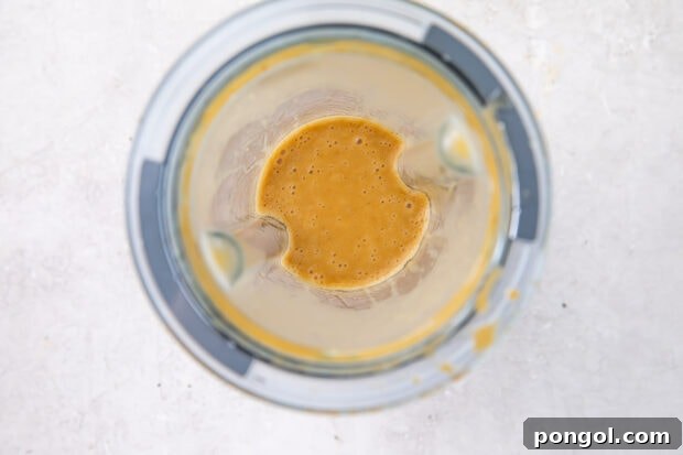 Ingredients for Asian salad dressing in a blender