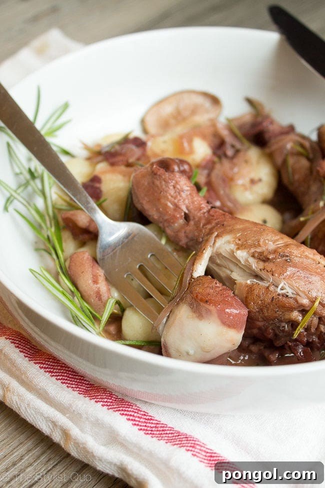 Braised chicken in a Dutch oven