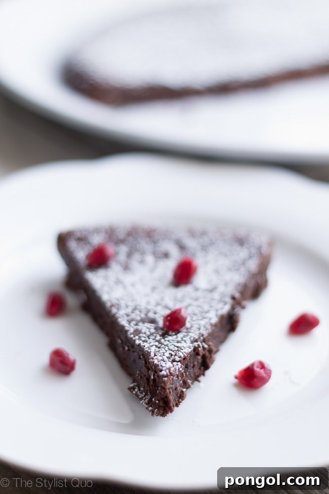 Flourless Chocolate Cake / The Stylist Quo