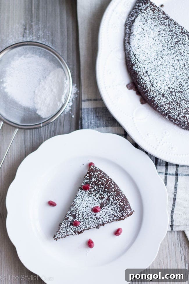 Flourless Chocolate Cake / The Stylist Quo