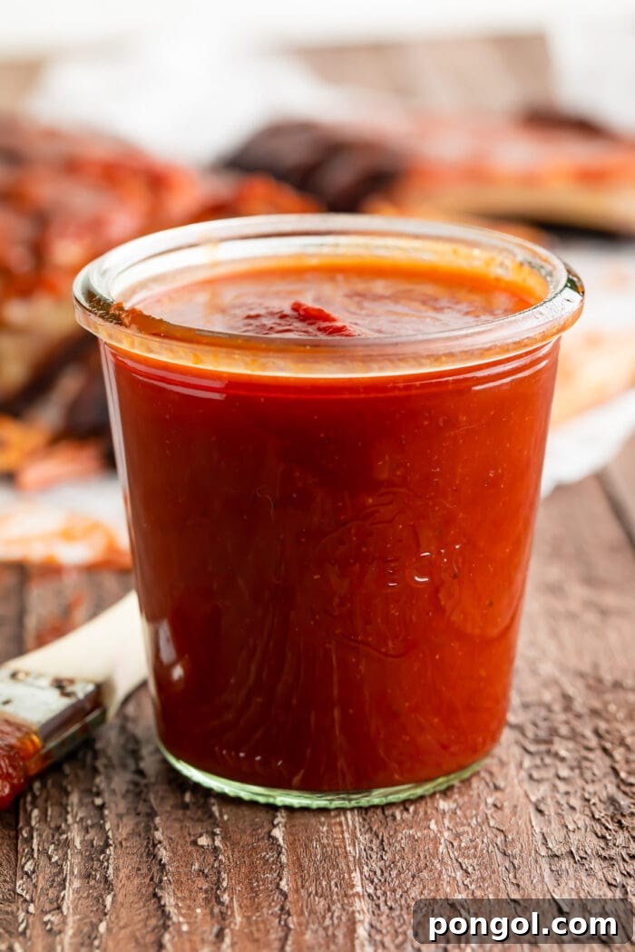 Smoky Keto BBQ Perfection 3 Glass of keto bbq sauce