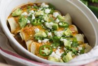 Tangy Goat Cheese Veggie Enchiladas