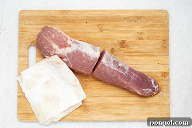 Air Fryer Pork Tenderloin Process Photo 1