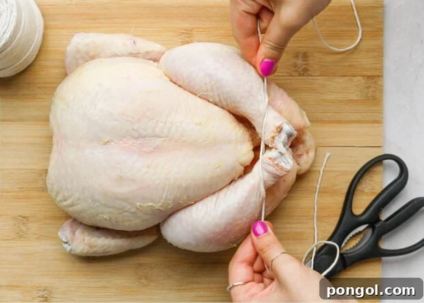 How to truss a chicken step 3