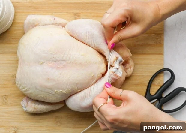 How to truss a chicken step 4