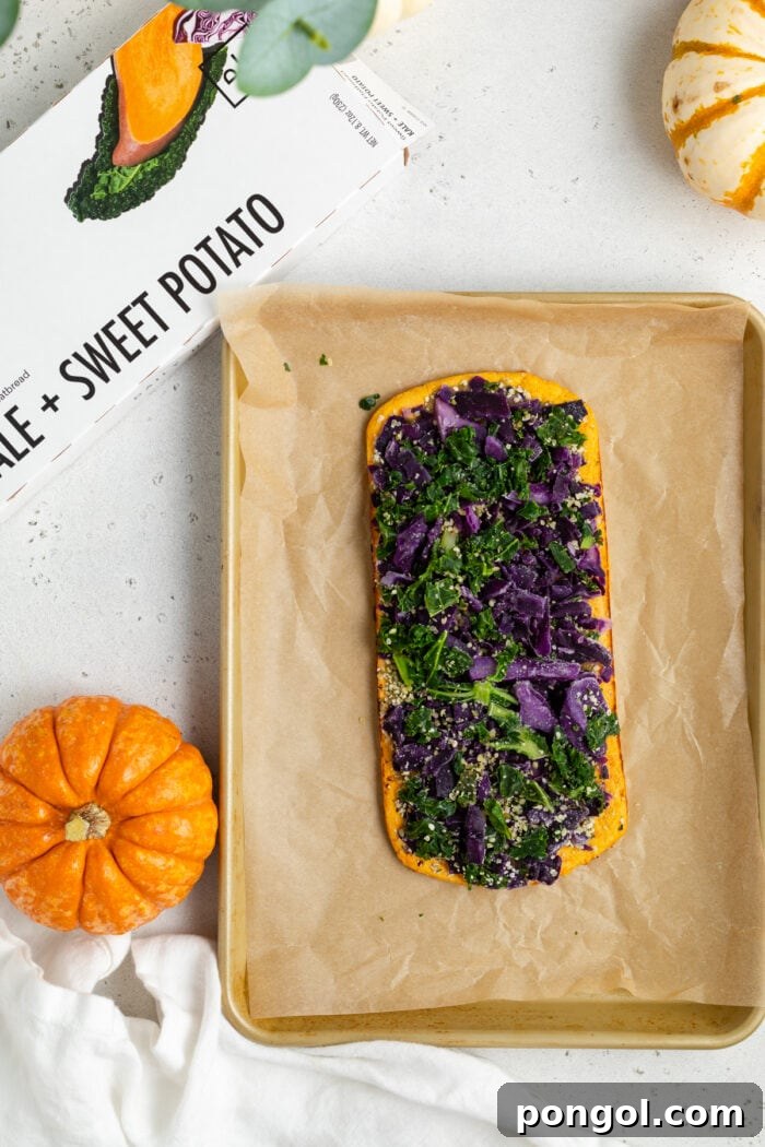 Daily Harvest: Embracing Autumn with Organic Eats 7 Daily Harvest sweet potato and kale flatbread before cooking