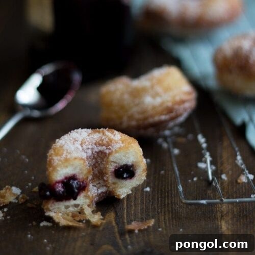 Vegan Raspberry-Filled Cronut