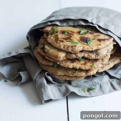 A nutty, simple whole-wheat naan that's absolutely perfect for homemade curries