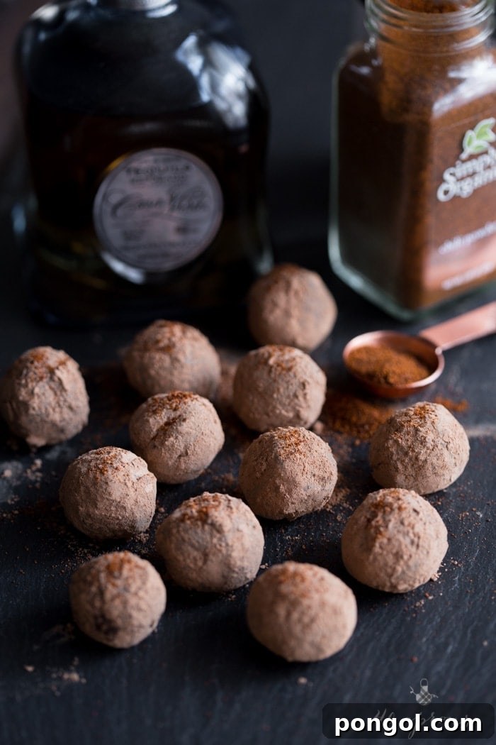 Mexican chili-tequila truffles: Creamy dark chocolate truffles with spicy chili powder, heady tequila, and warm cinnamon make for an elegant, yet feisty candy