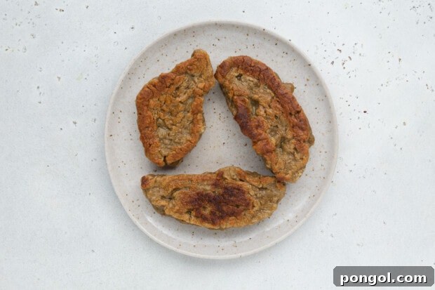 pan-fried seitan chicken