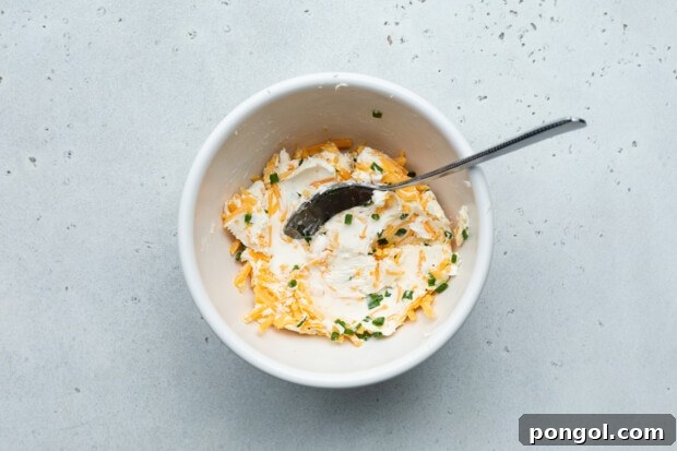 cream cheese mixture for jalapeño poppers