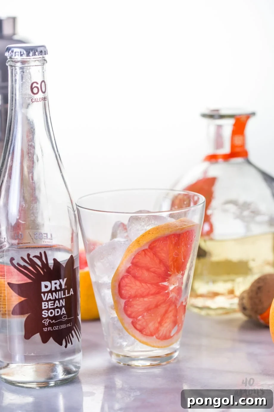 Vanilla Paloma - grapefruit, tequila, Dry Vanilla Soda. Perfectly refreshing and simple with a sweet twist // 40 Aprons