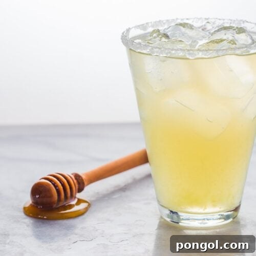 Paleo Healthy Margarita with Honey