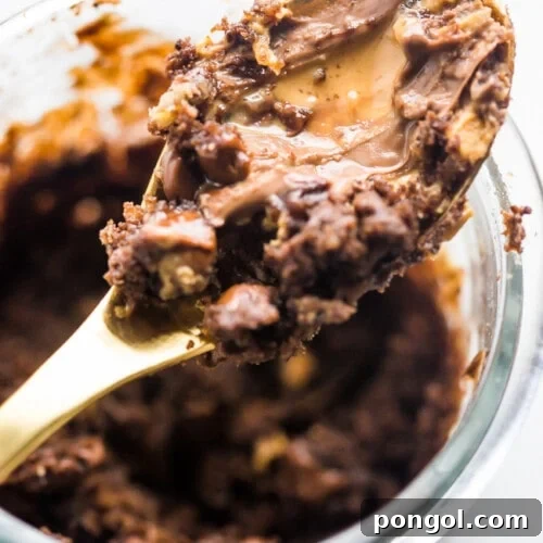 Healthy Chocolate Peanut Butter Mug Cake. Lives changed.