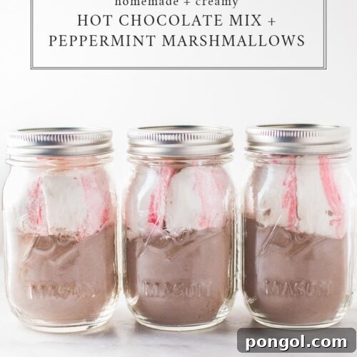 This spiked peppermint hot chocolate gift kit is a perfect easy, cheap gift idea for Christmas. Ideal for teachers, childcare providers, coworkers, family, and friends, they'll love the creamy hot chocolate mix, homemade peppermint marshmallows, and peppermint schnapps for that extra kick!