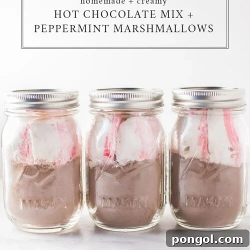 This spiked peppermint hot chocolate gift kit is a perfect easy, cheap gift idea for Christmas. Ideal for teachers, childcare providers, coworkers, family, and friends, they'll love the creamy hot chocolate mix, homemade peppermint marshmallows, and peppermint schnapps for that extra kick!