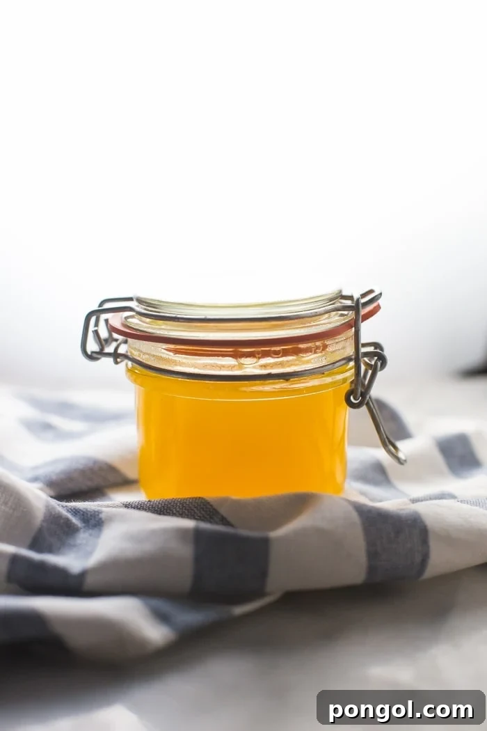 This brown butter ghee recipe is so easy and creates the most amazing flavor. Learning how to make ghee (especially brown butter ghee!) is perfect for the paleo or Whole30 kitchen!