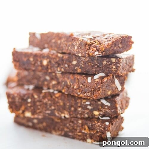 Homemade Paleo Almond Joy Lara Bars recipe image, showcasing a delicious and healthy no-bake snack.